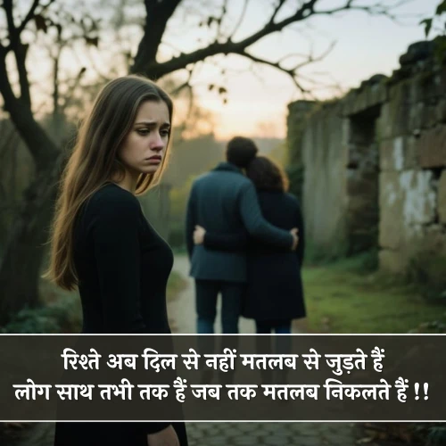 Matlabi Rishte Dhoka Shayari