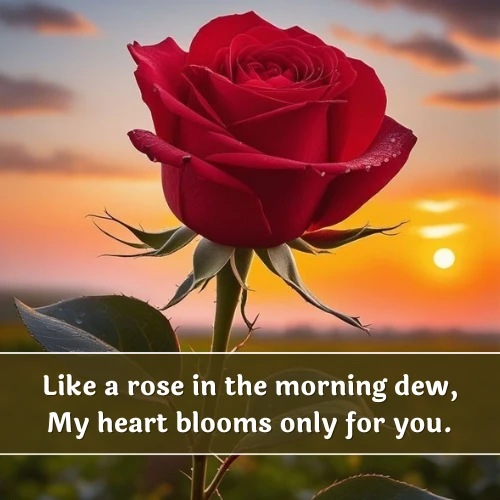 Rose Shayari in English